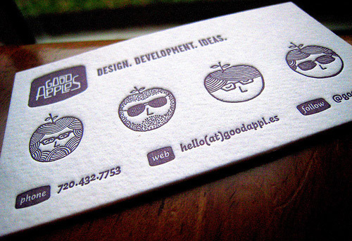 Business Card for: Good Apples