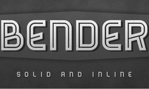 Bender font