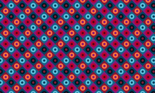 retro geometric patterns