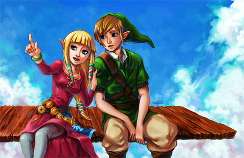 Zelda Skyward Sword Cloud Gazing