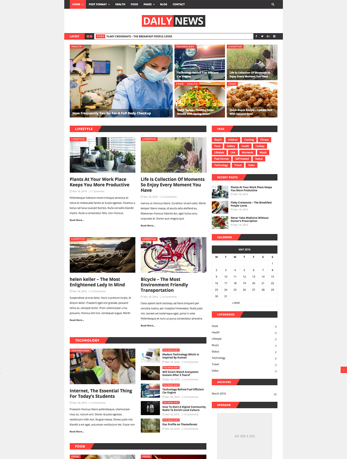 magazine blog theme