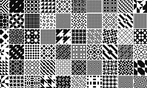 black and white pattern