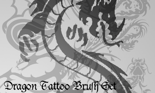 Dragon Tattoo Brush Set