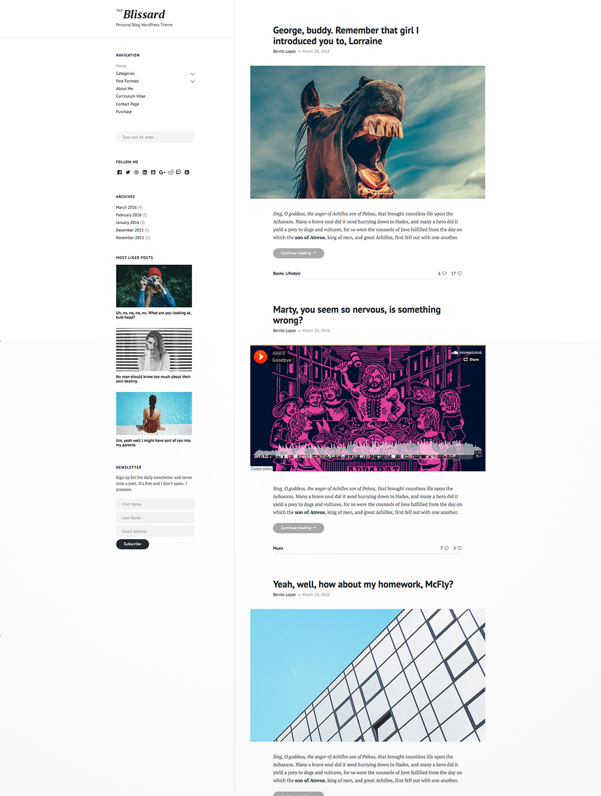 personal magazine wordpress