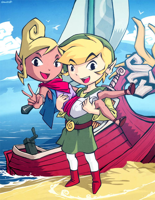 Wind waker - Tetra and Link