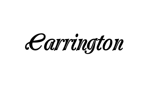 carrington font
