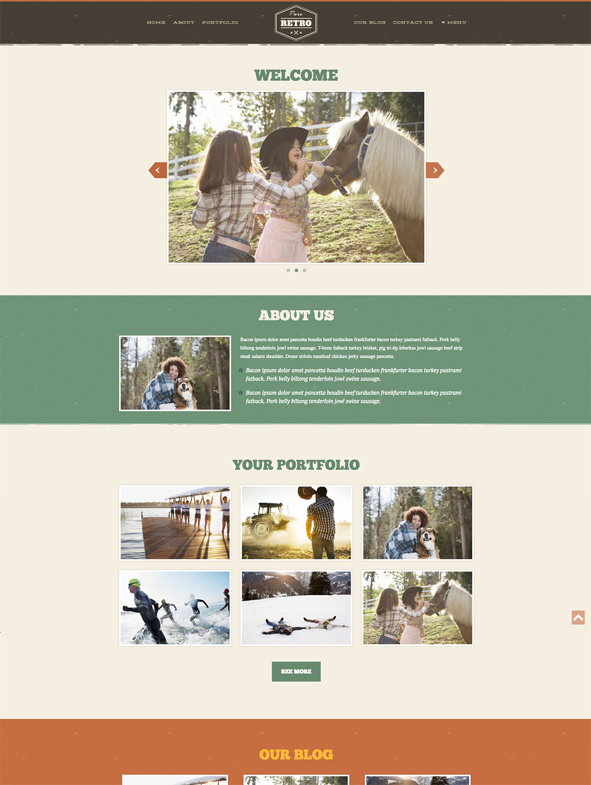 magazine vintage theme