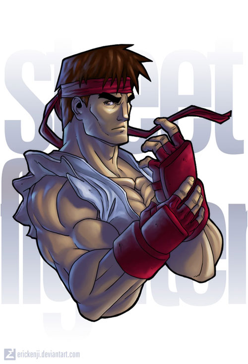 30 Powerful Ryu of Street Fighter Artwork Collection, Naldz Graphics