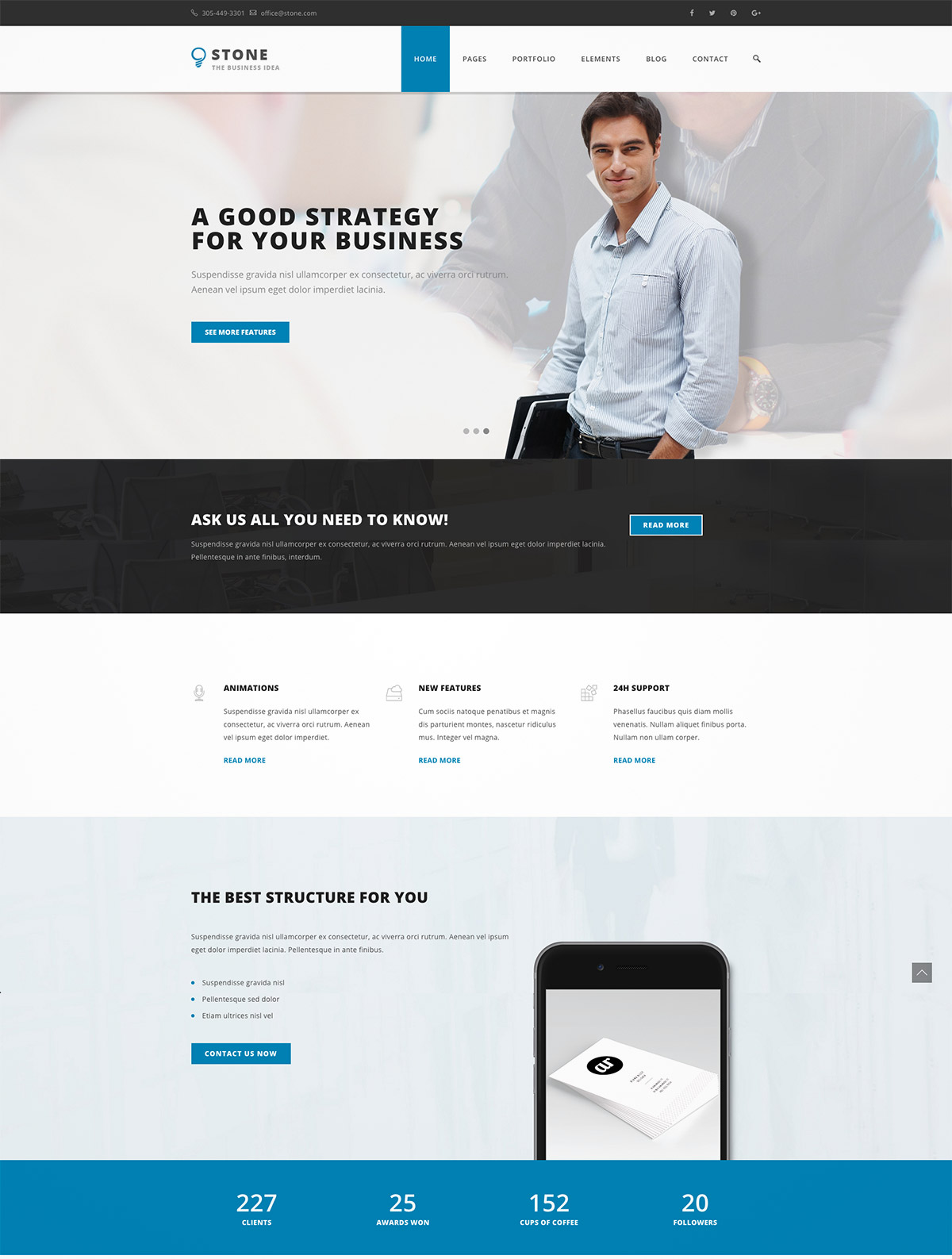 business wordpress themes