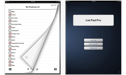 List Pad Pro