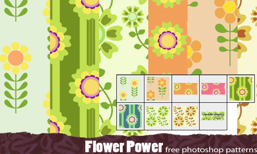 Flower Power Retro Patterns