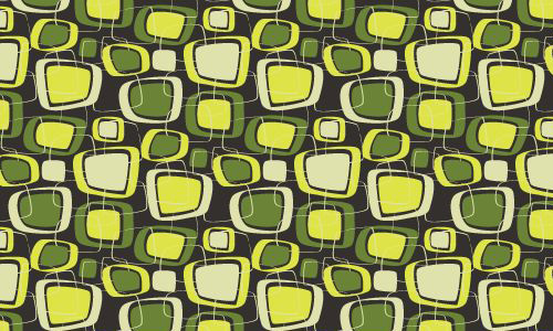 green retro Squares