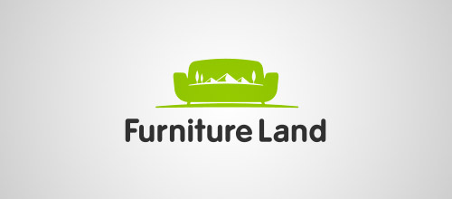 furniture land logo design