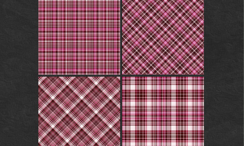 Berry Plaid Stock Pack