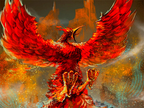 amazing phoenix illustration