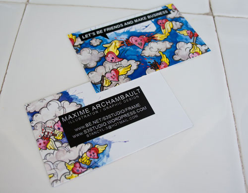 Business Card for: Maxime Archambault