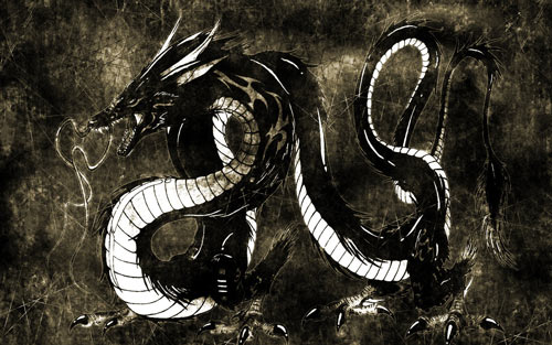 Artistic Dragon Wallpaper