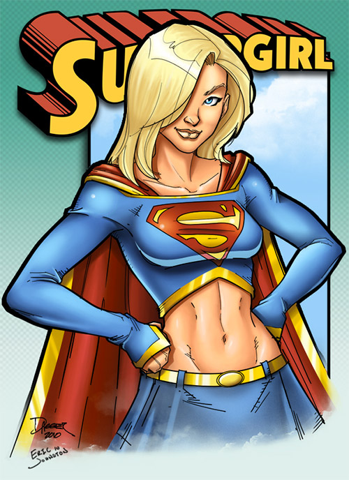 supergirl illustration