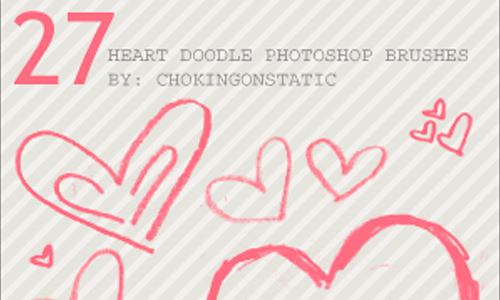 Heart Doodle Brushes