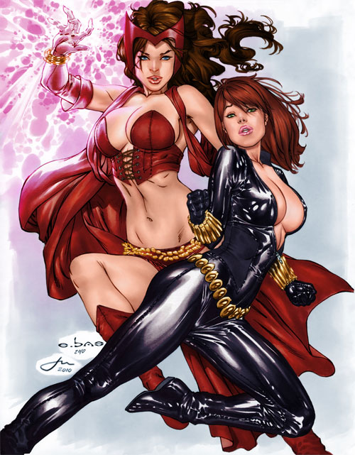 Scarlet Witch and Black Widow