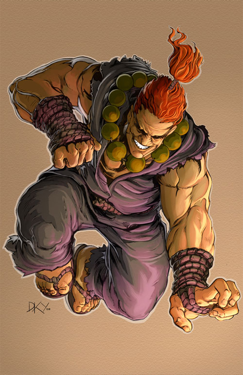 Trendy Akuma Art - Street Fighter: Duel Art Gallery