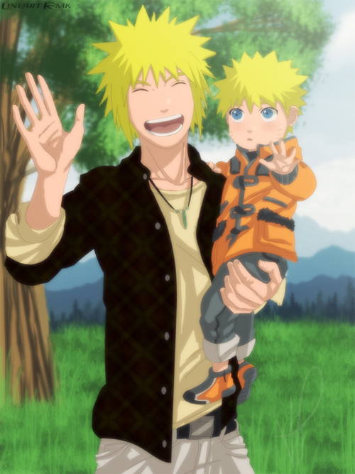 Minato and Naruto