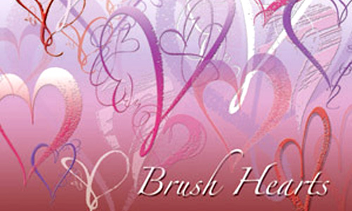 Brush Hearts