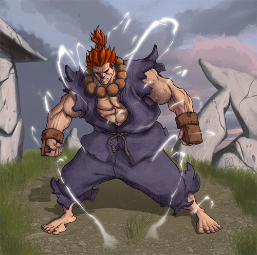 Akuma - Street Fighter - Street Fighter by Guvrak