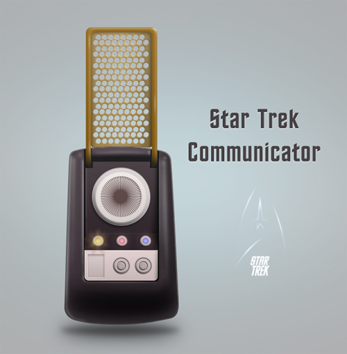 Create a Star Trek Style Communicator in Photoshop