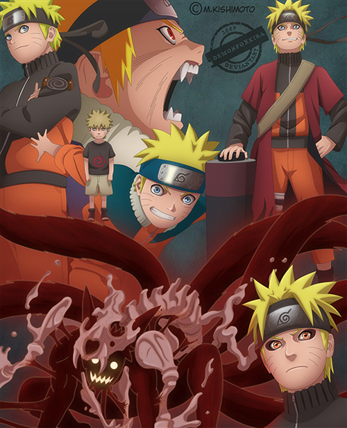 Naruto through the years