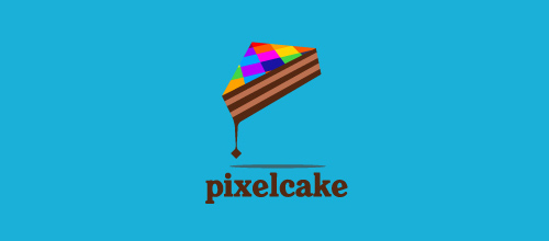 Pixel cake