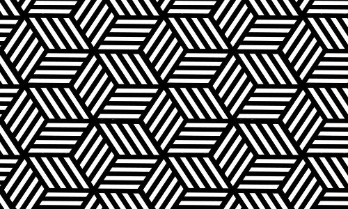 cube black and white patterns