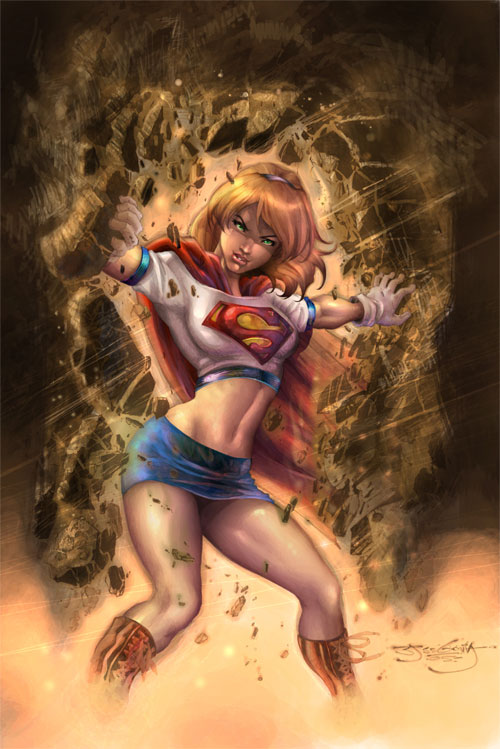 super girl Colored