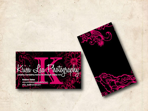 So Inspiring Photography Business Card