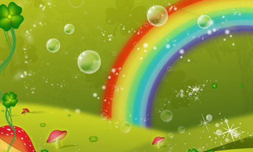 Clover Leaf Rainbow