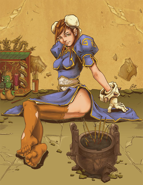 Chun li chillin.