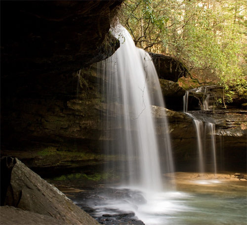 Upper Falls at Caney Creek