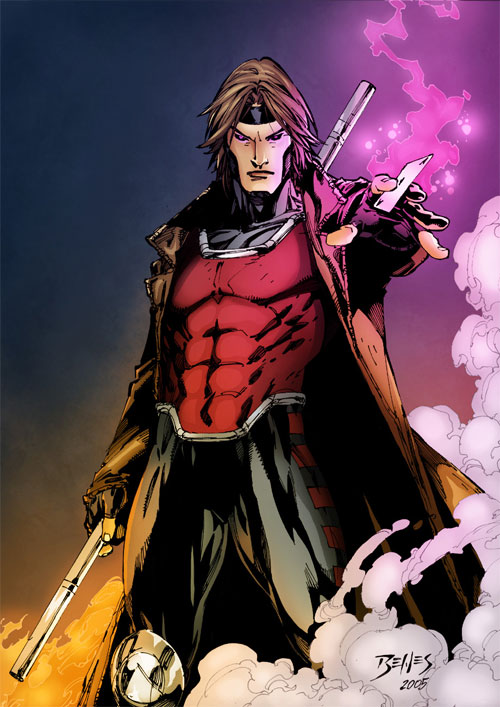 X-Men Gambit Colors