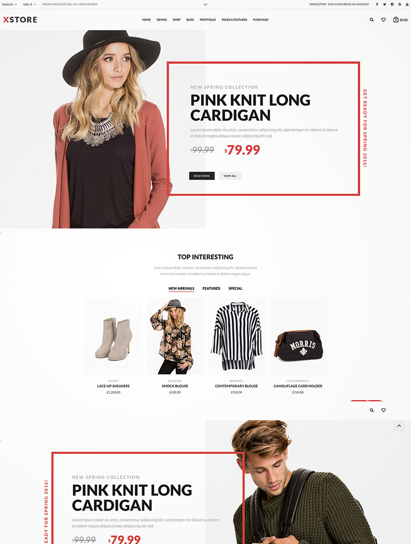 minimal woocommerce theme