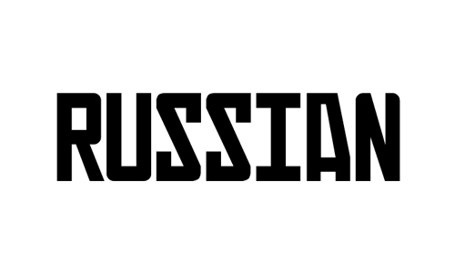 russian font