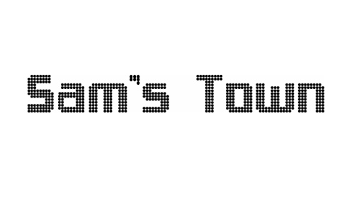 Sam's Town font