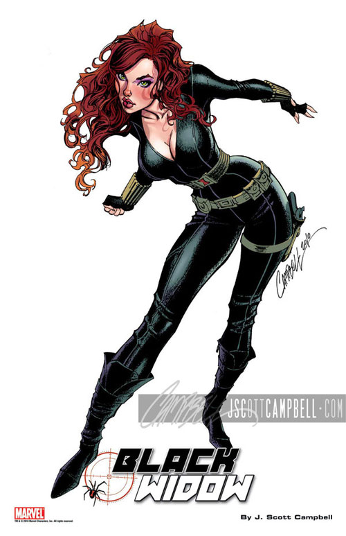 Black Widow print