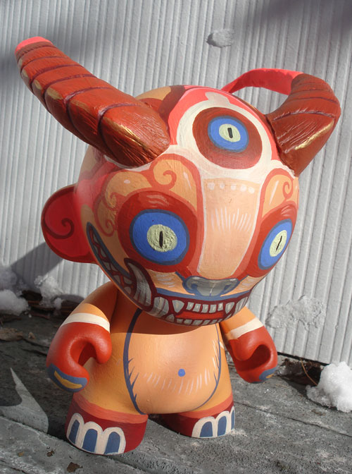 Custom demon monkey Munny 8