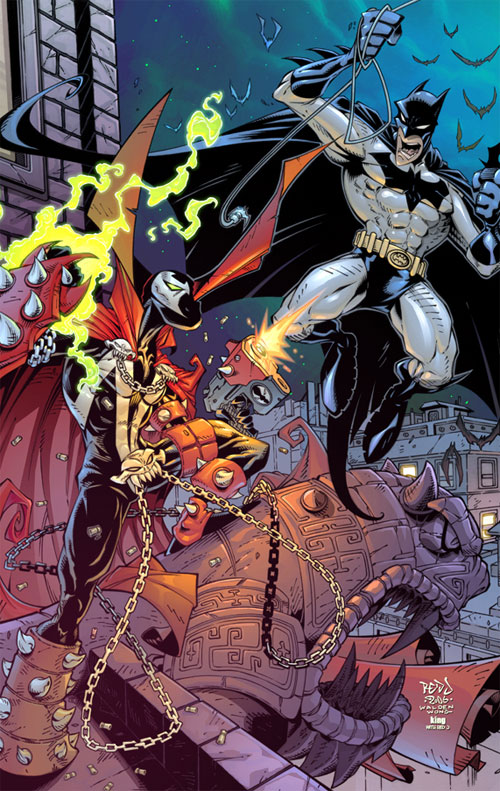 Spawn VS Batman :: COLOUR