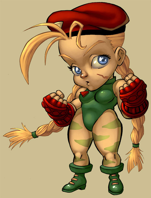 Cammy Jr. Color by redeve