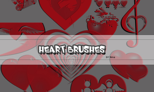 Heart Vector Brushes