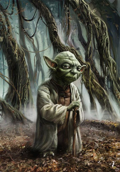 Little, Green and Wise Yoda