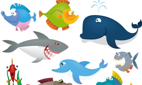 Sea Animals Vector