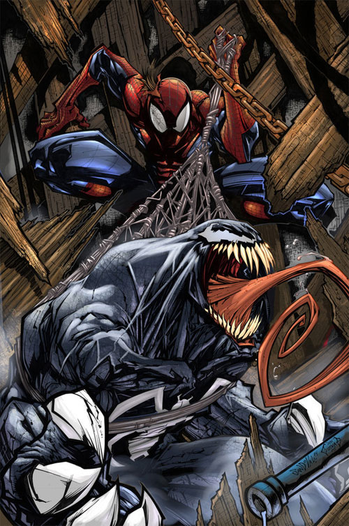 venom spiderman color