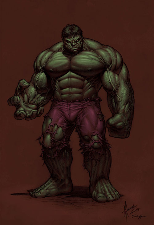 Green Hulk by Dale Keown